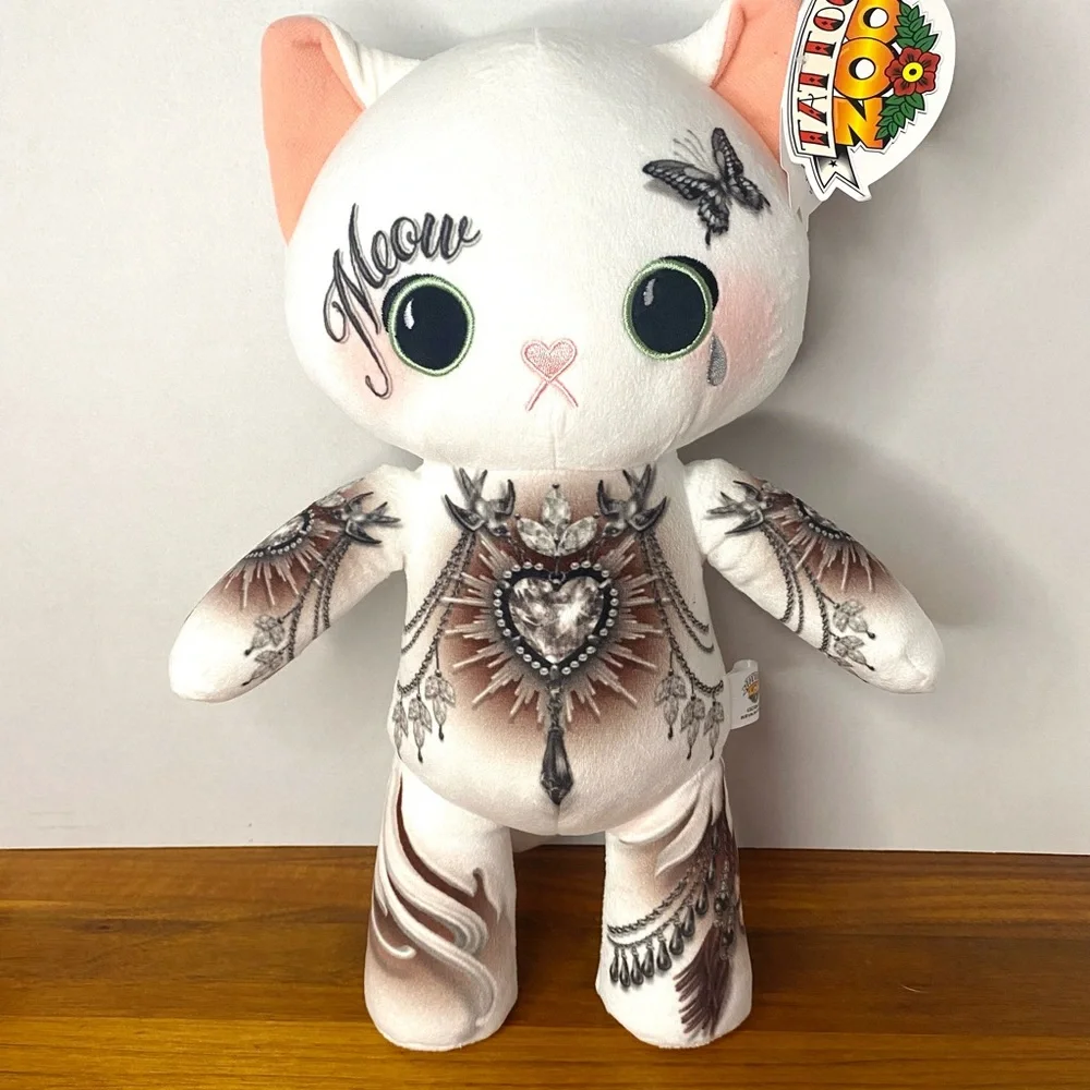 NWT Ryan Ashley Tattoo Zoo Omnia Plush Cat Clairvoyant Kitty HTF OOS Online New